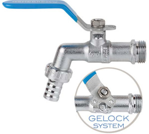 Bibcock ball valve. Standard bore.