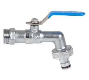 Bibcock Rapid-Ge ball valve with antifreeze system