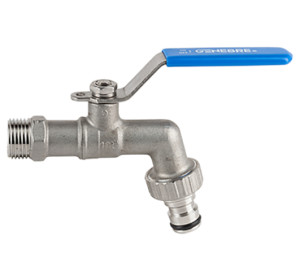 Bibcock stainless steel Rapid-Ge ball valve