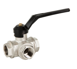 Type “L” 3 way ball valve