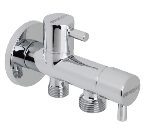Double angle valve 1/2" - 3/8"