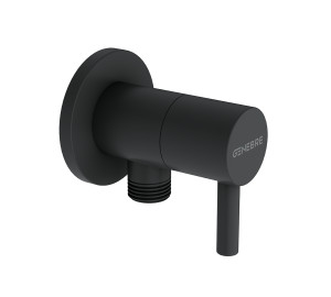2 black 1/2” x 3/8" angle valves