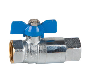 Ball valve with check valve