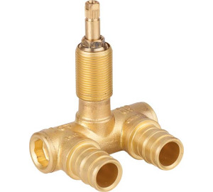 "U" built-in ball valve PEX-a expansion system