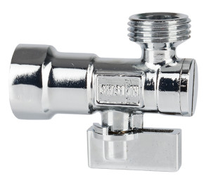 Angle valve with strainer- NPT thread