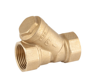 “Y” brass strainer