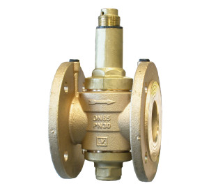 Direct acting piston flanged ends pressure reducing valve