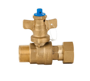 Anti-fraud straight valve M-free nut