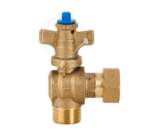 Anti-fraud angle valve M-free nut