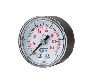 Pressure gauge Ø 40, back connection, BSP thread