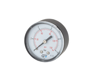 Pressure gauge Ø 53, back connection, BSP thread 1/4