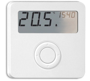 Wall mounted electronic thermostat