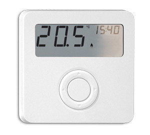 Wall mounted electronic thermostat