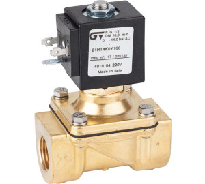 2 ways mixed acting solenoid valve N.C.