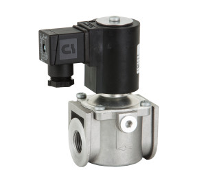 Gas solenoid valve N.C.