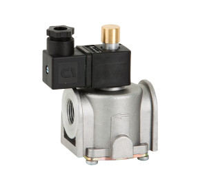 Gas manual reset solenoid valve N.O.
