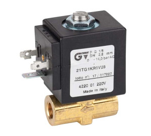 2 ways direct acting solenoid valve N.C.