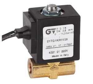 2 ways direct acting solenoid valve N.C.