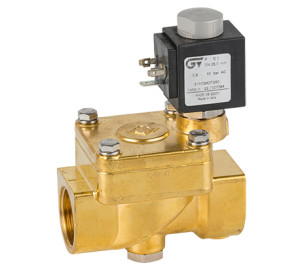 2 ways indirect acting solenoid valve N.C.