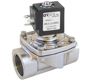 2 ways mixed acting solenoid valve N.C.