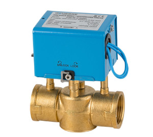 3 ways motorised - zone valve with 2 cores wire