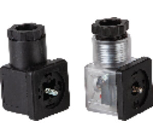 3-Pole 8W connector with luminous signal