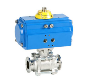 3 pieces ball valve (clamp)