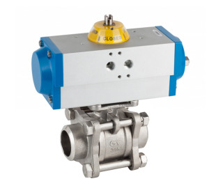 3 pieces ball valve / Gen-Air actuator