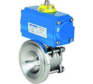 Tank bottom full bore ball valve / GNP Actuator