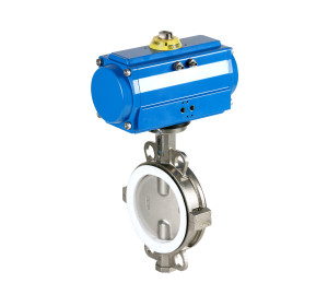 Stainless steel butterfly valve wafer type