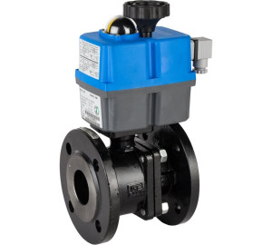 2 pieces full bore ball valve - flanges ends