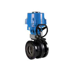 2 pieces full bore ball valve - flanges ends