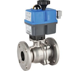 2 pieces full bore ball valve - flanges ends