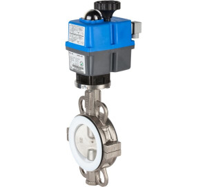 Stainless steel butterfly valve wafer type