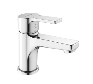 Medium height single lever wash-basin mixer