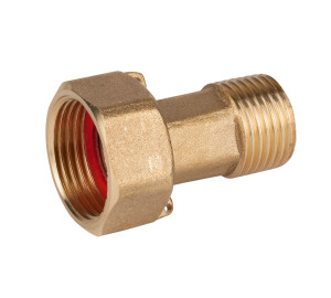 Two parts connector for watermeter union