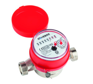 Single flow water meter (Hot water)