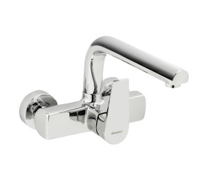 KLIP Wall single lever sink mixer