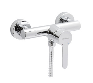 Single lever shower mixer with kit