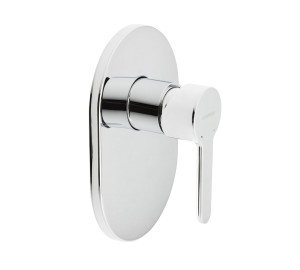 Built-in single lever shower mixer