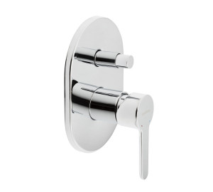 2 way Built-in single lever mixer with diverter