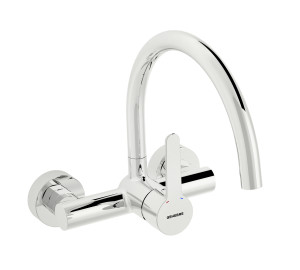 OSLO Wall single lever sink mixer 15 cm