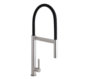 TAU 2 Stainless steel single lever sink mixer 25 cartridge