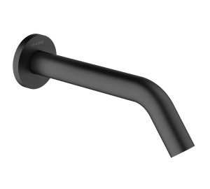 Black Sensor wall-mounted basin tap