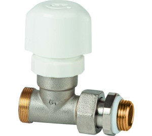 Straight radiator valve with thermostatic option, for cooper, PEX and Multilayer pipe with GE-System