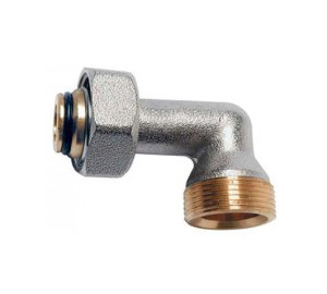 Elbow fitting for valve-pipe connection