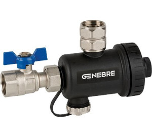 Compact magnetic filter for boilers