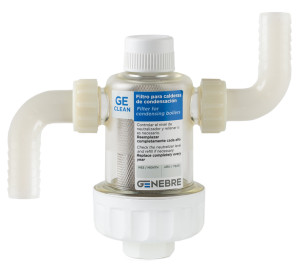 "GE- Clean" filter for condensing boilers