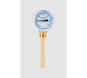 Bimetalic thermometer 63 mm (bottom entry)