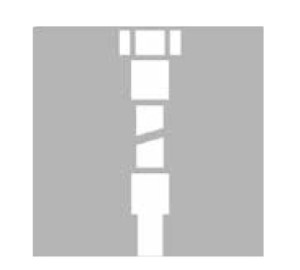 10 x 1 - F 3/8" 55 cm connection set Accessories and Spare Parts